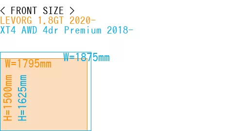 #LEVORG 1.8GT 2020- + XT4 AWD 4dr Premium 2018-
